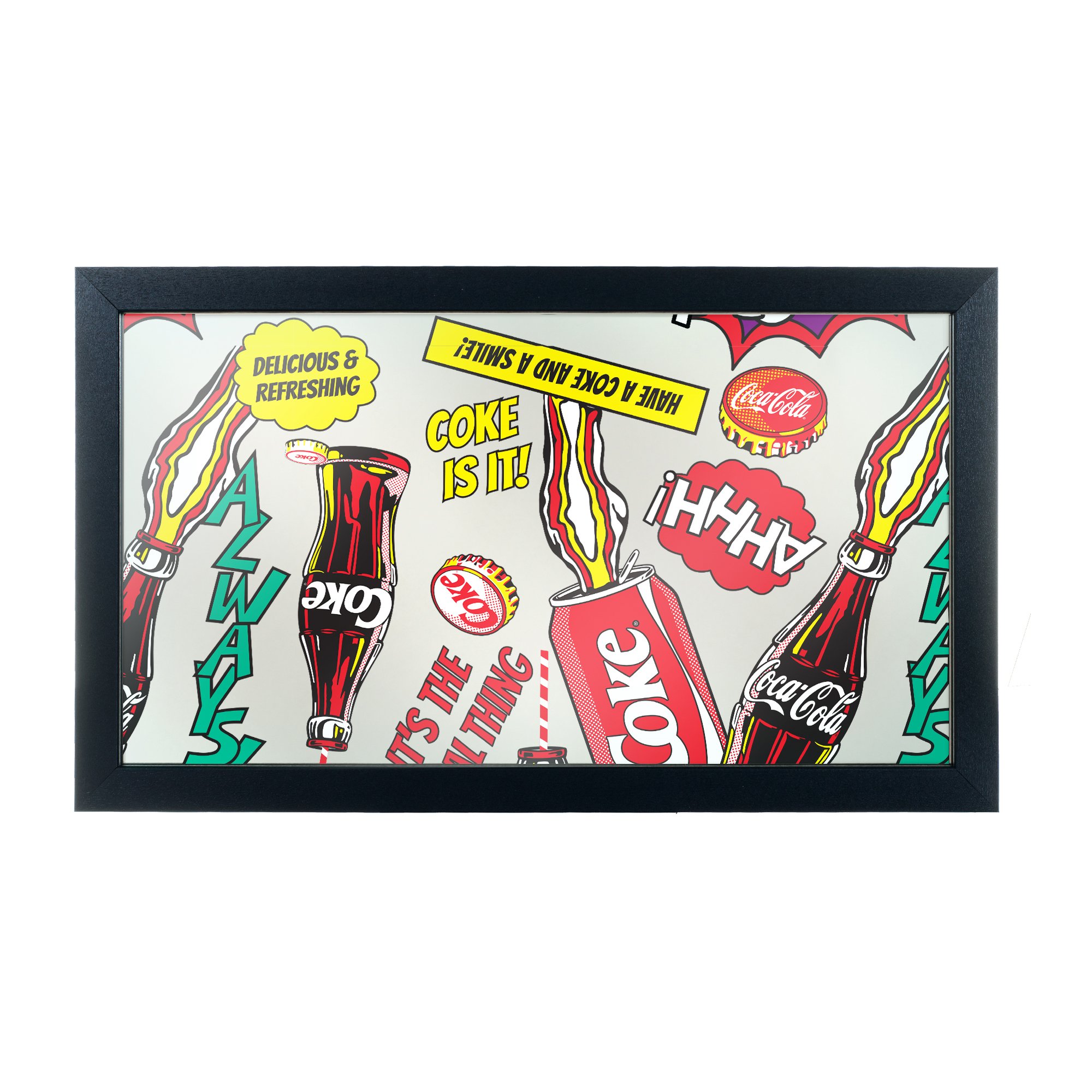 Buy Coca Cola Framed Logo Mirror - Pop Art Online at Low Prices in